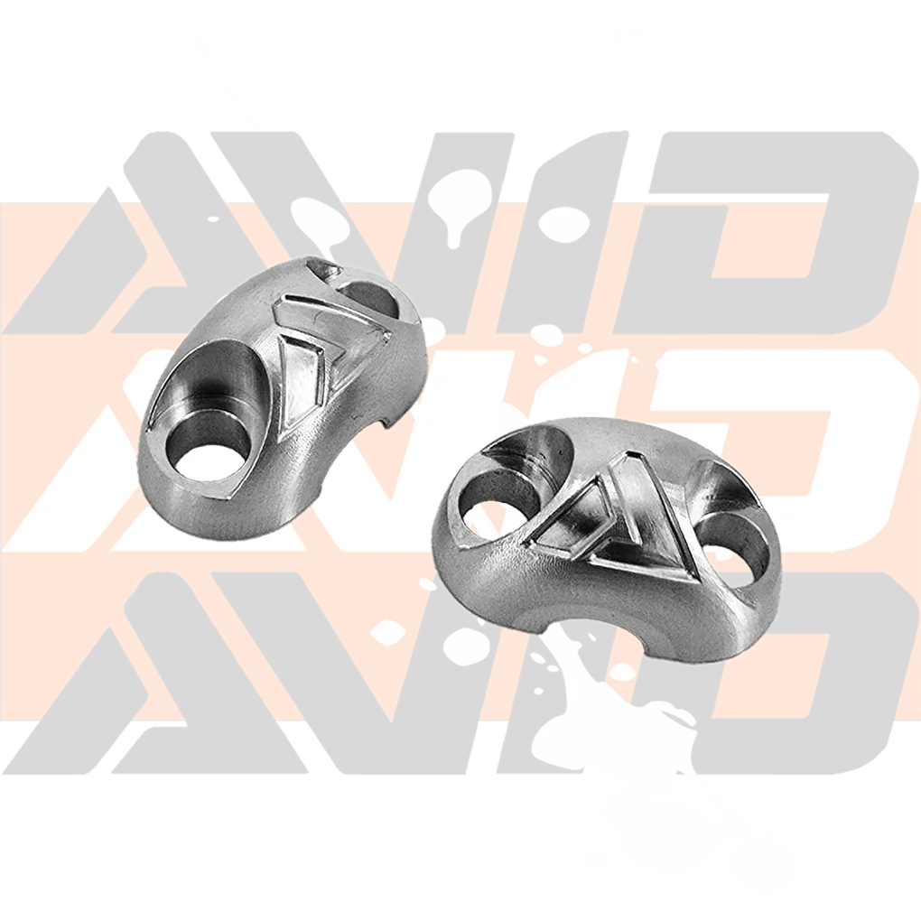 Billet Brake Line Clamp, Flat 2pc - AVID Racing