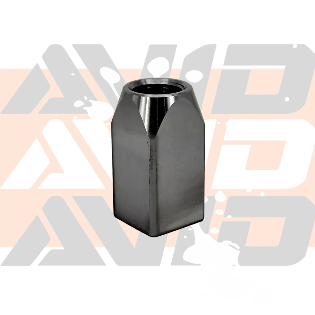 Chromoly 1"x1"x3/4-16 Square Weld In Bung