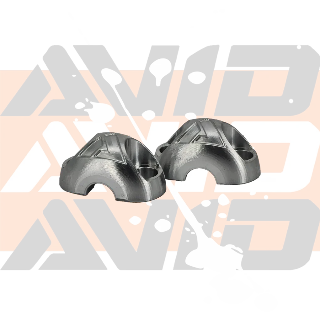 Billet Brake Line Clamp, Flat 2pc