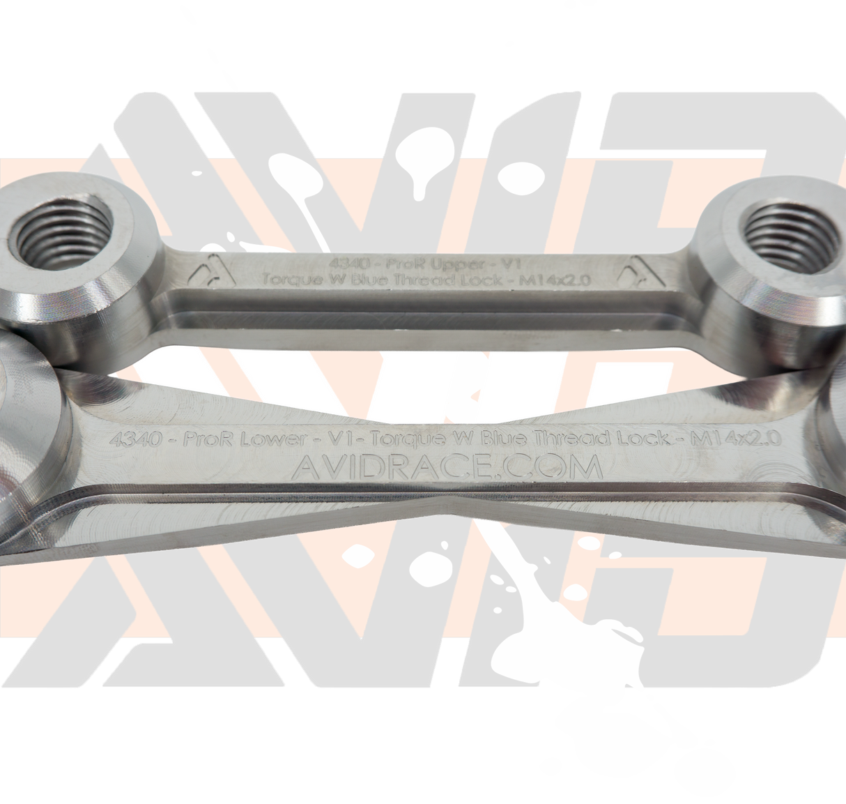 Polaris RZR Pro R Radius Rod Dog Bone Nut Retainer Support Kit close up of engraving