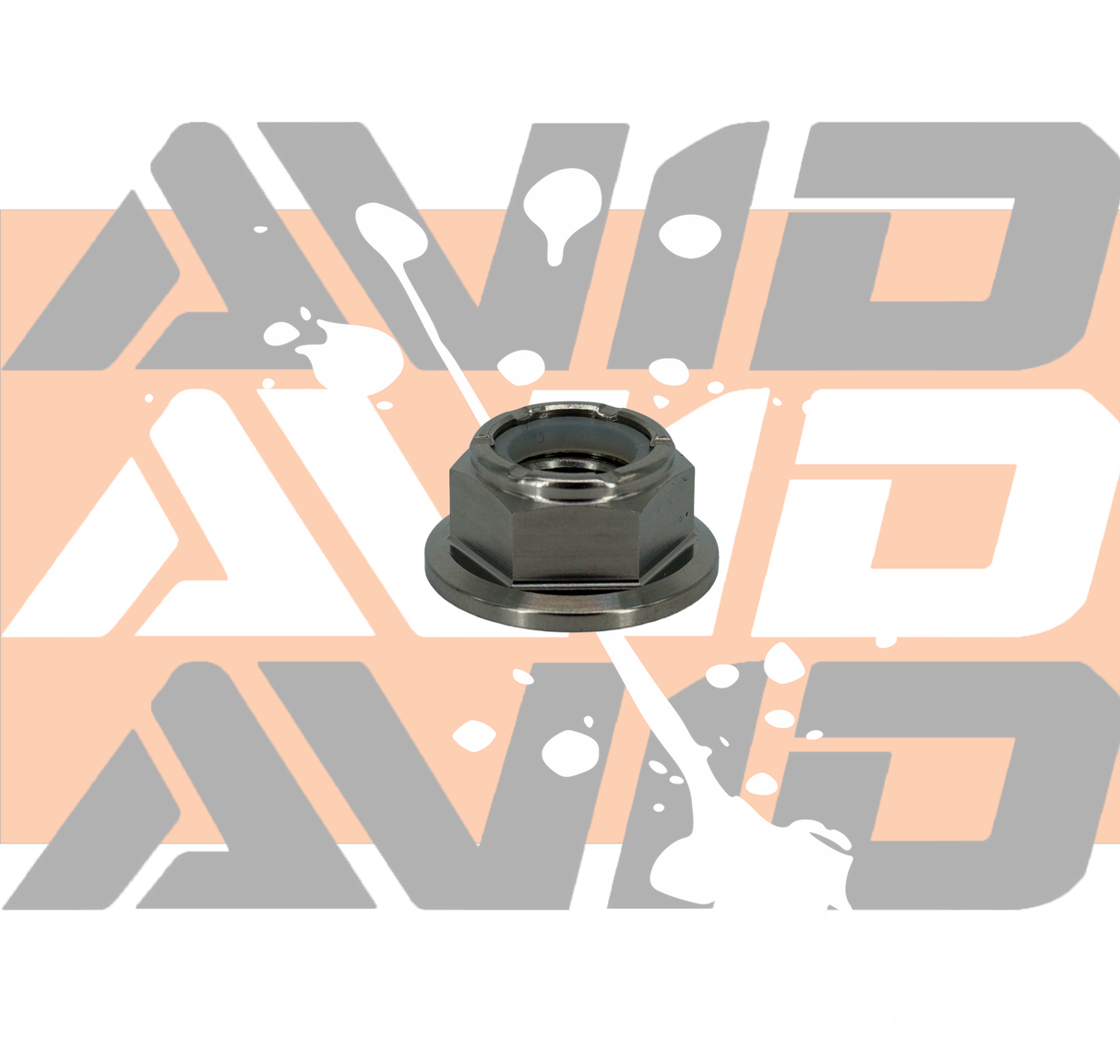 AVID Titanium Nylon Lock Nut, 6-Point, M10x1.25