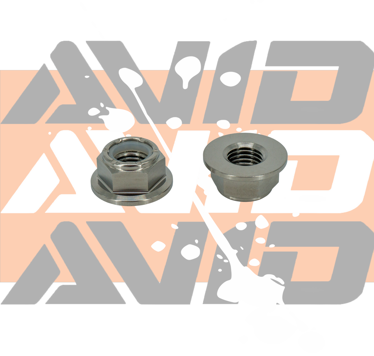 AVID Titanium Nylon Lock Nut, 6-Point, M10x1.25