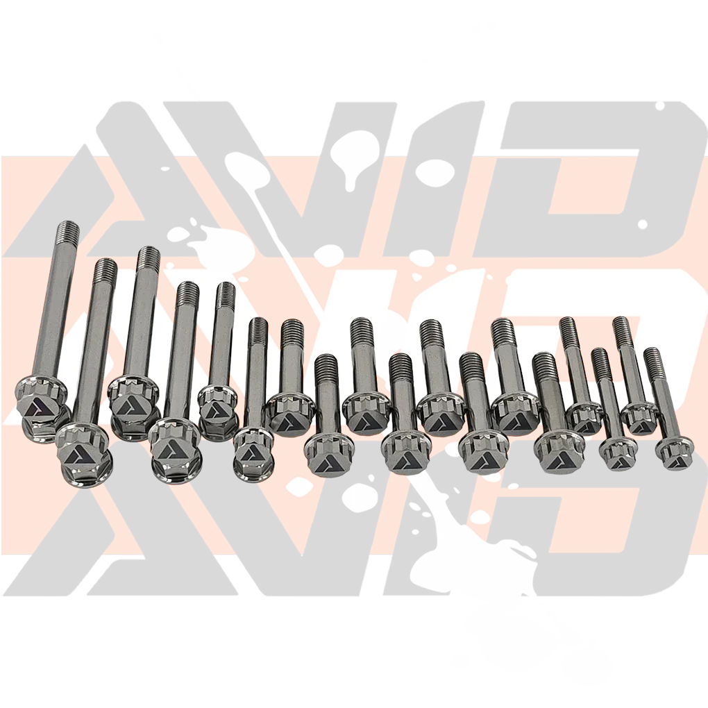 Can-Am Maverick R Race Front AVID Titanium Bolt Hardware Kit, 24 Piece