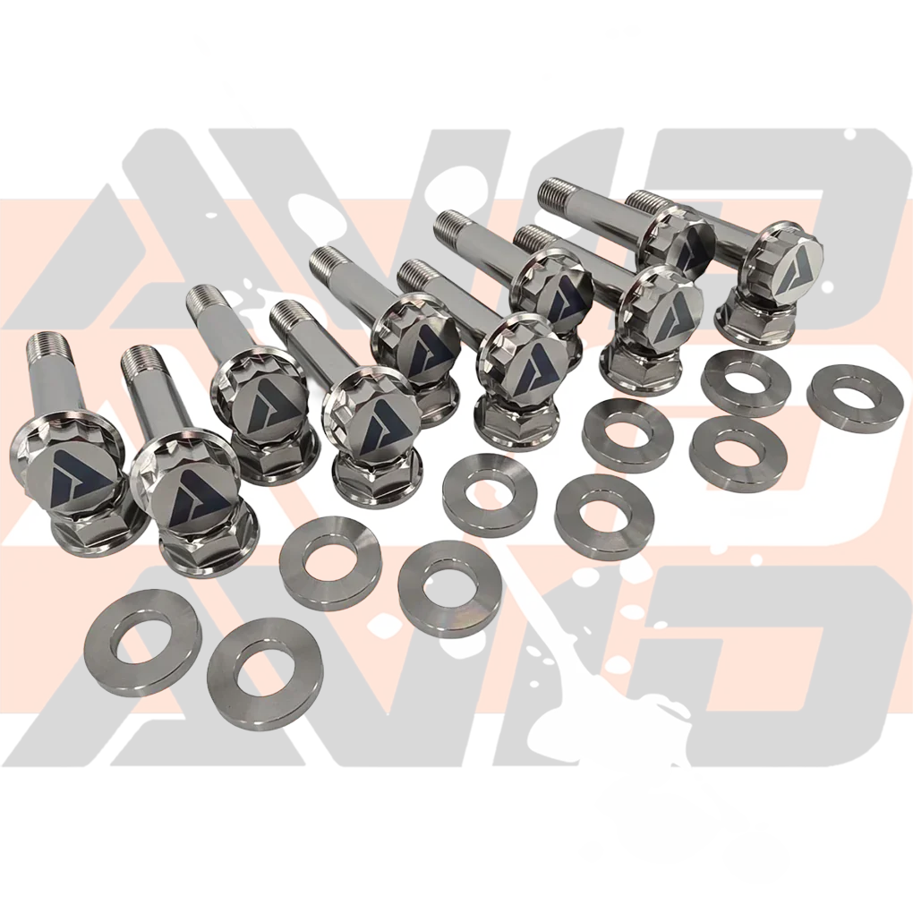 Can-Am Maverick R Radius Rod AVID Titanium Bolt Hardware Kit, 30 Piece