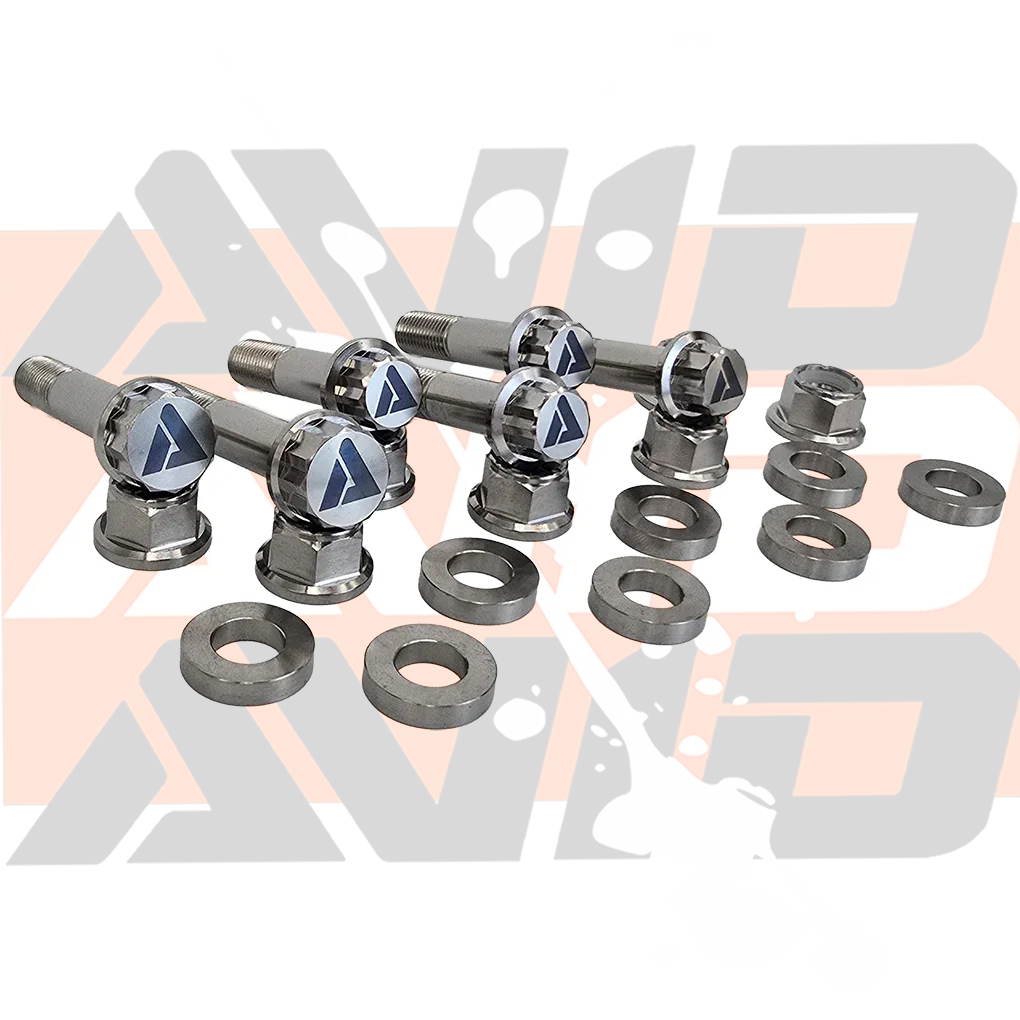 Can-Am Maverick R Rear Sway Bar AVID Titanium Bolt Hardware Kit, 22 Piece