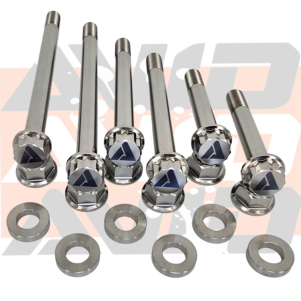 Can-Am Maverick X3 Stock Trailing Arm AVID Titanium Bolt Hardware Kit, 20 Piece