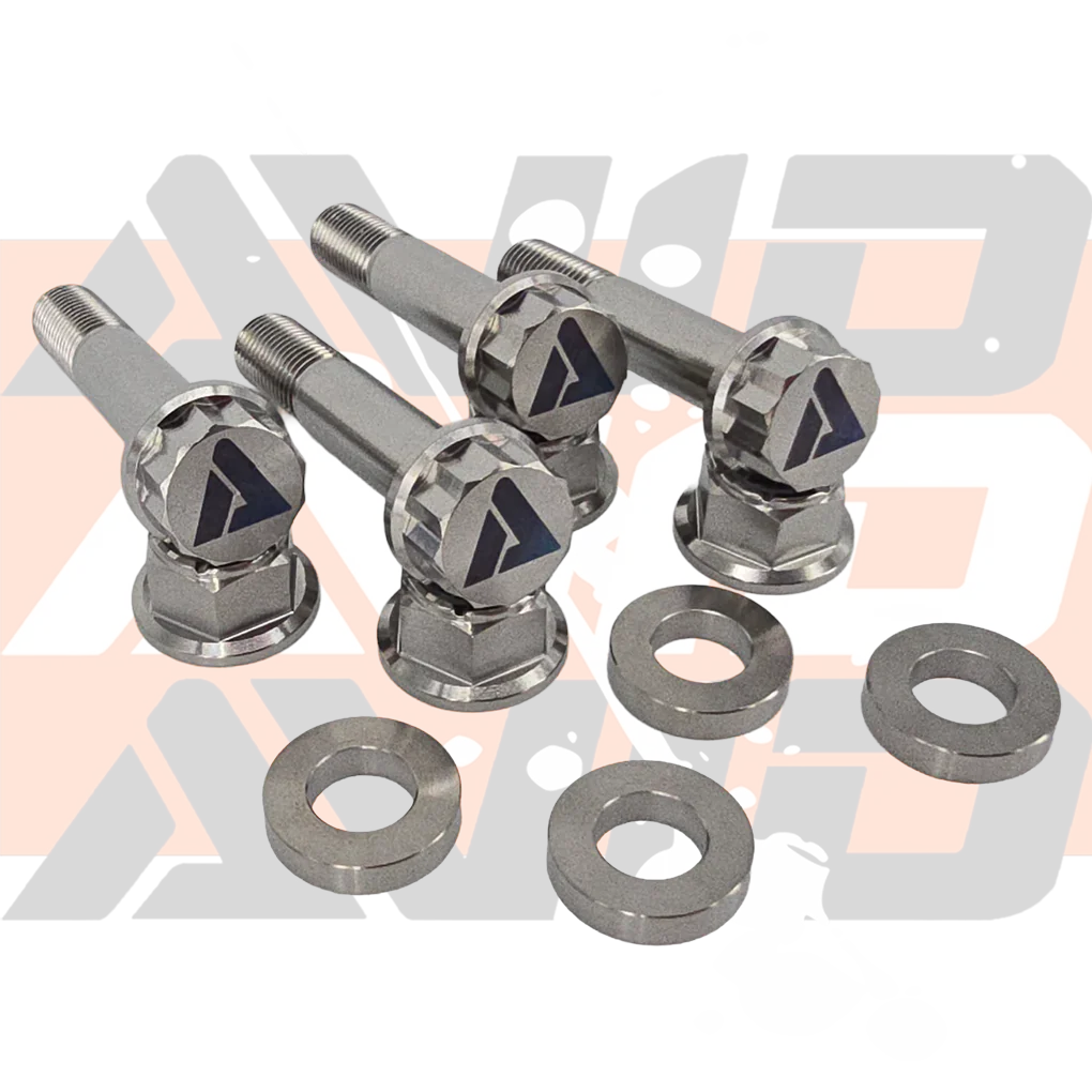 Can-Am Maverick X3 Rear Shock AVID Titanium Bolt Hardware Kit, 12 Piece