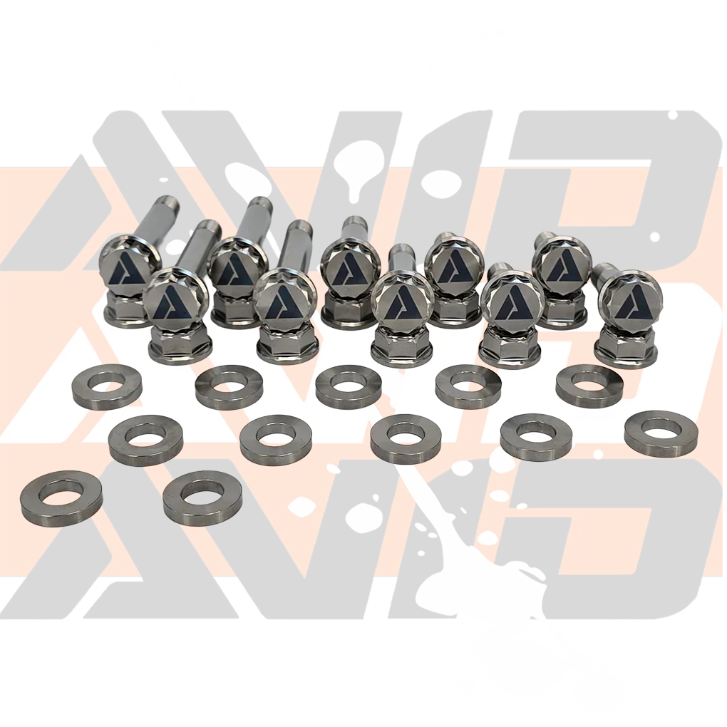 Polaris RZR Pro R Rear Factory Trailing Arm AVID Titanium Bolt Hardware Kit, 30 Piece