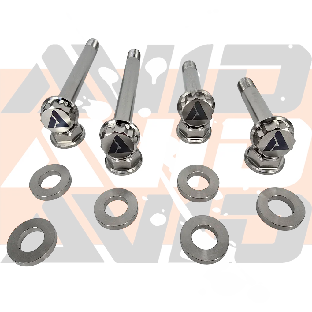 Polaris RZR Pro R Rear Toe Link AVID Titanium Bolt Hardware Kit, 12 Piece