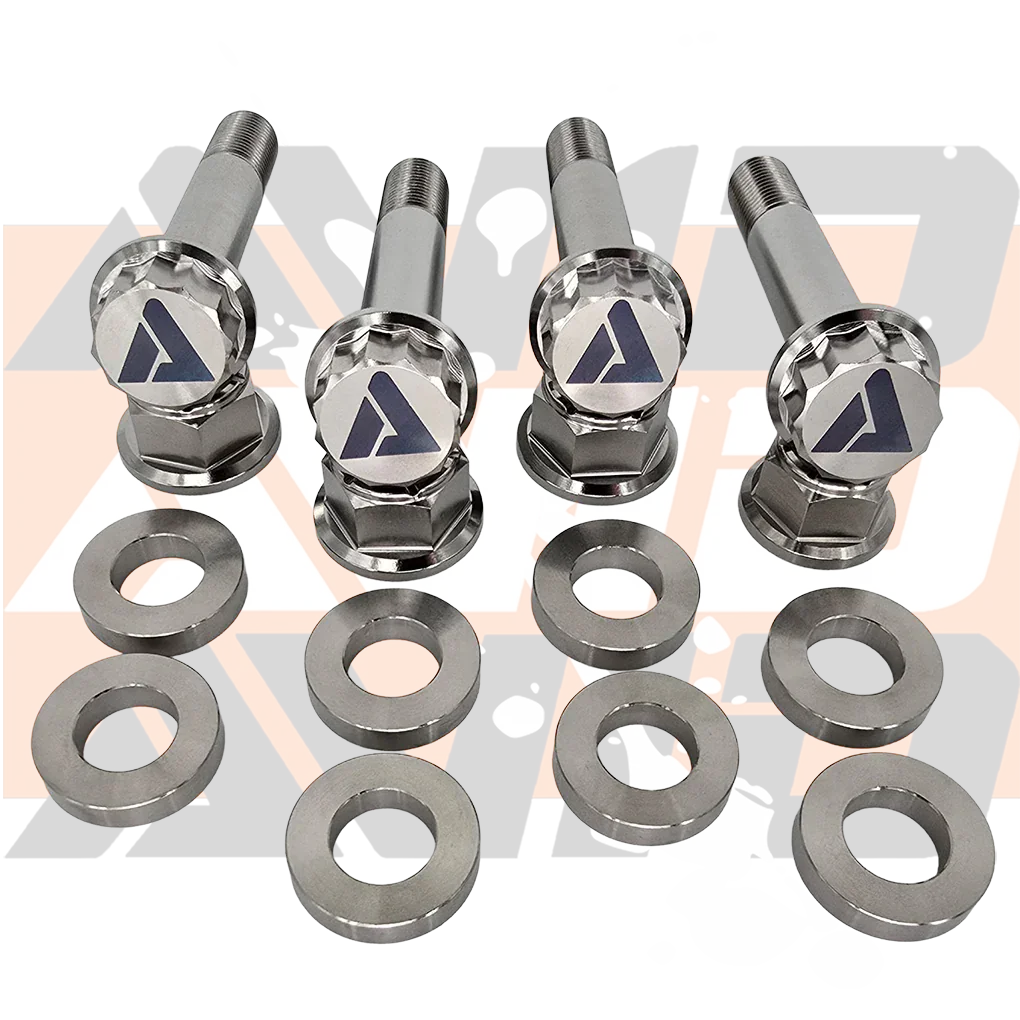 Yamaha YXZ1000 Rear Shock AVID Titanium Bolt Hardware Kit, 12 Piece