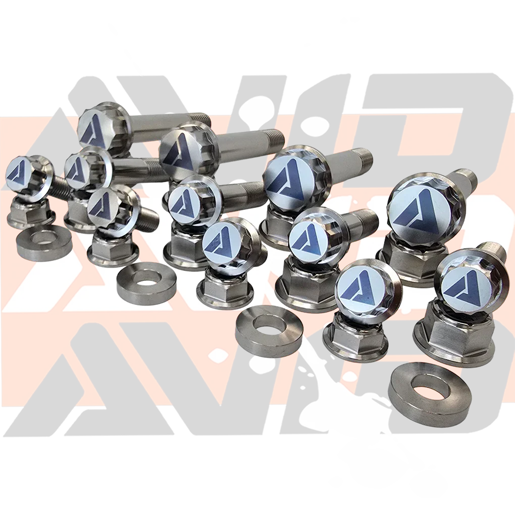Polaris RZR Pro R 4-Seater Cage AVID Titanium Bolt Hardware Kit, 28 Piece
