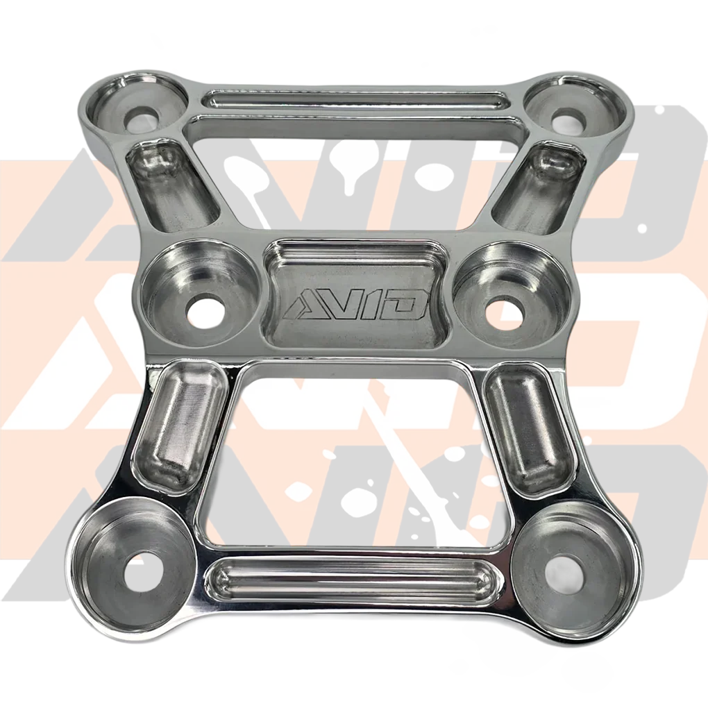 Can-Am X3 Billet Radius Rod Plate, Polished