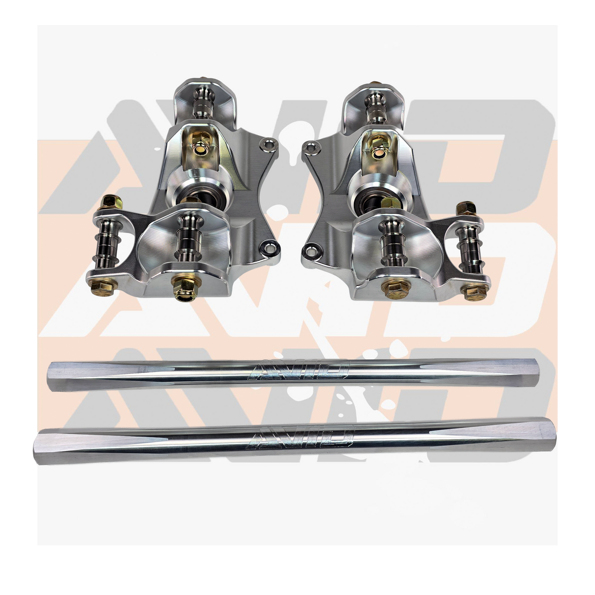 AVID Racing Yamaha YXZ1000 72" Front Long Travel Suspension Kit with billet Race Knuckles and billet tie rods