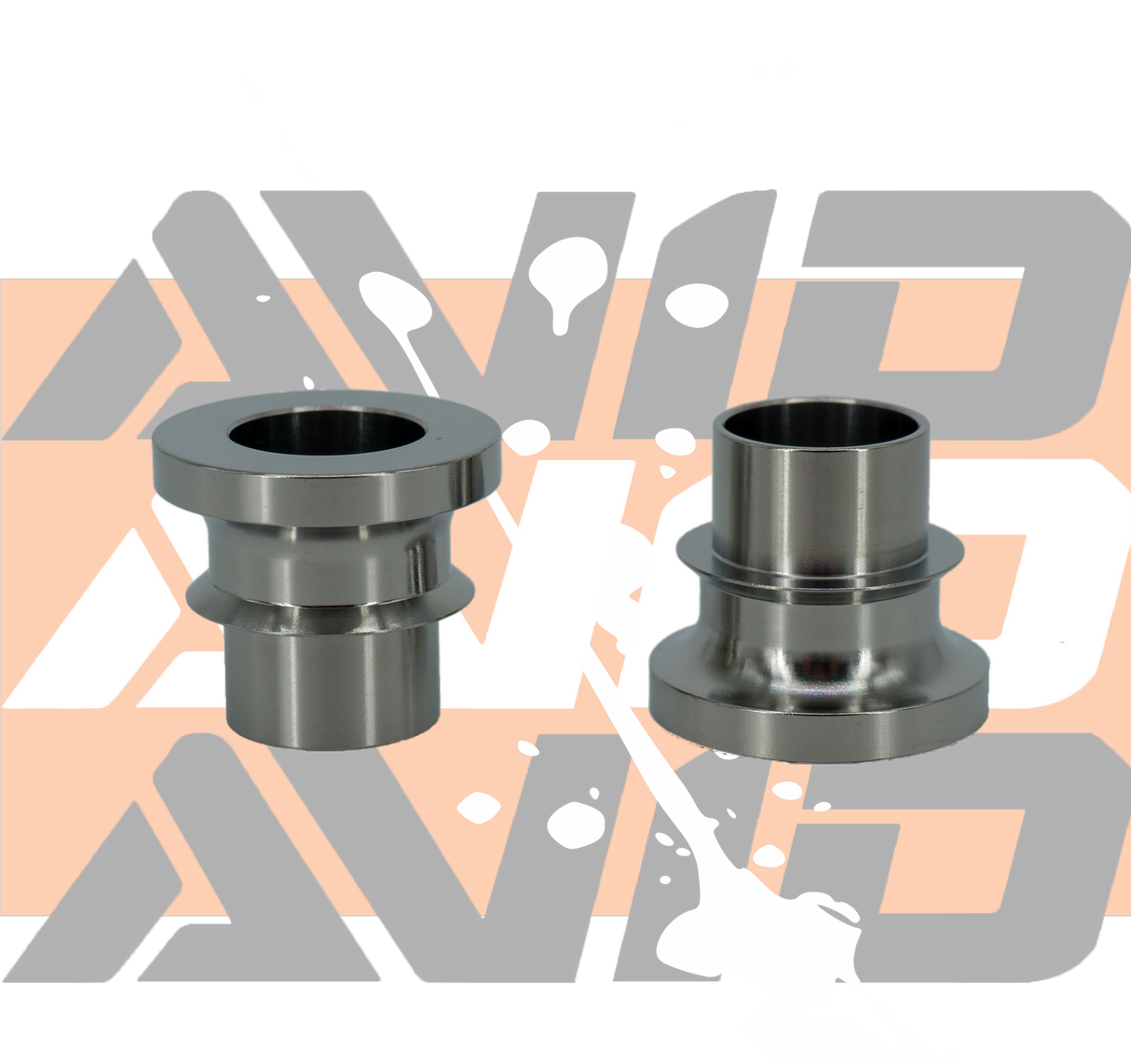 Titanium Misalignment, 5/8" Bearing to 14mm Bolt Hole, Stack 44mm