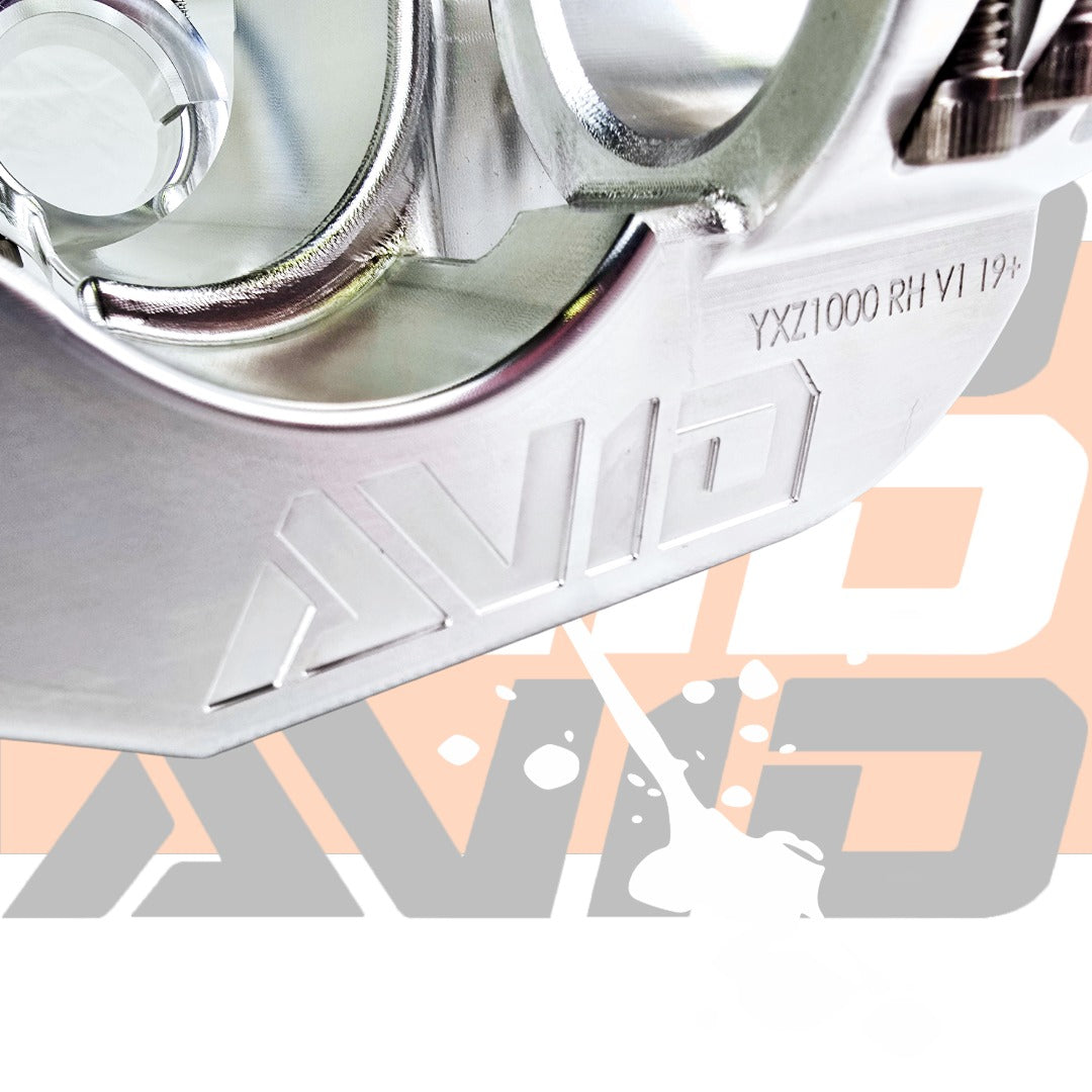 AVID Racing Yamaha YXZ1000 rear shock tower relocation for years 2019+ detailed photo of billet shock tower