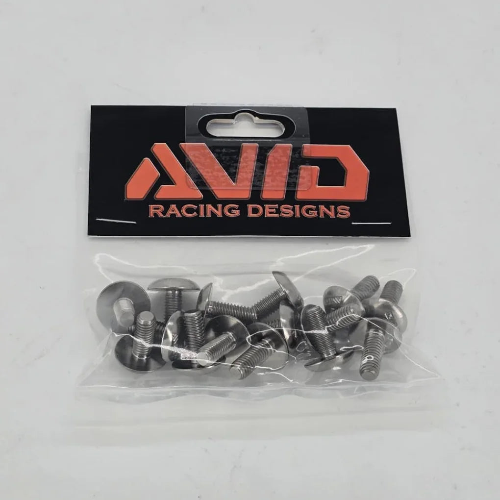 Titanium Body Bolt Ti Hardware Kit, 15 Piece