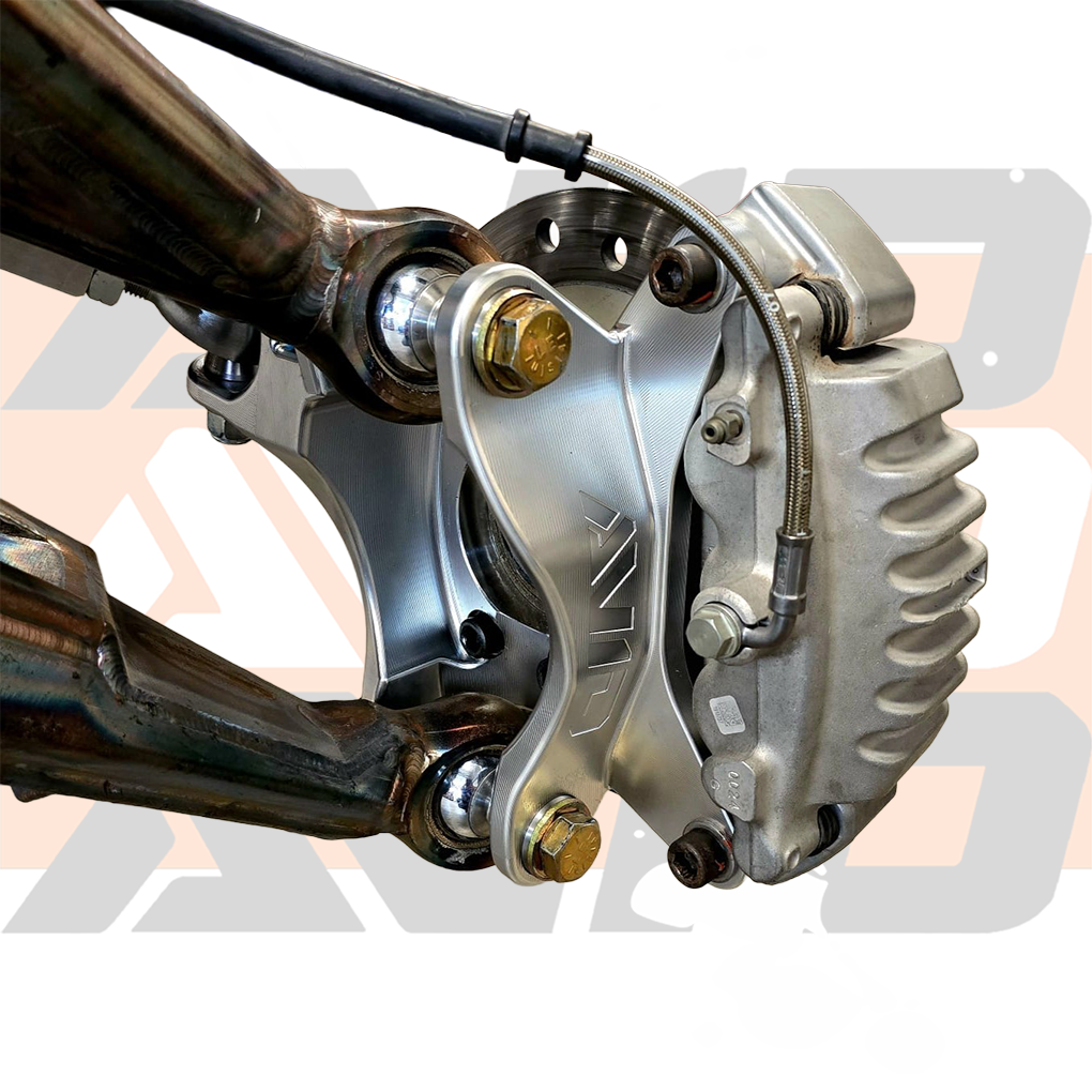 Polaris RZR Pro R / Turbo R / Turbo S Baja Billet Front Upright, Double Shear Vertical Uniball