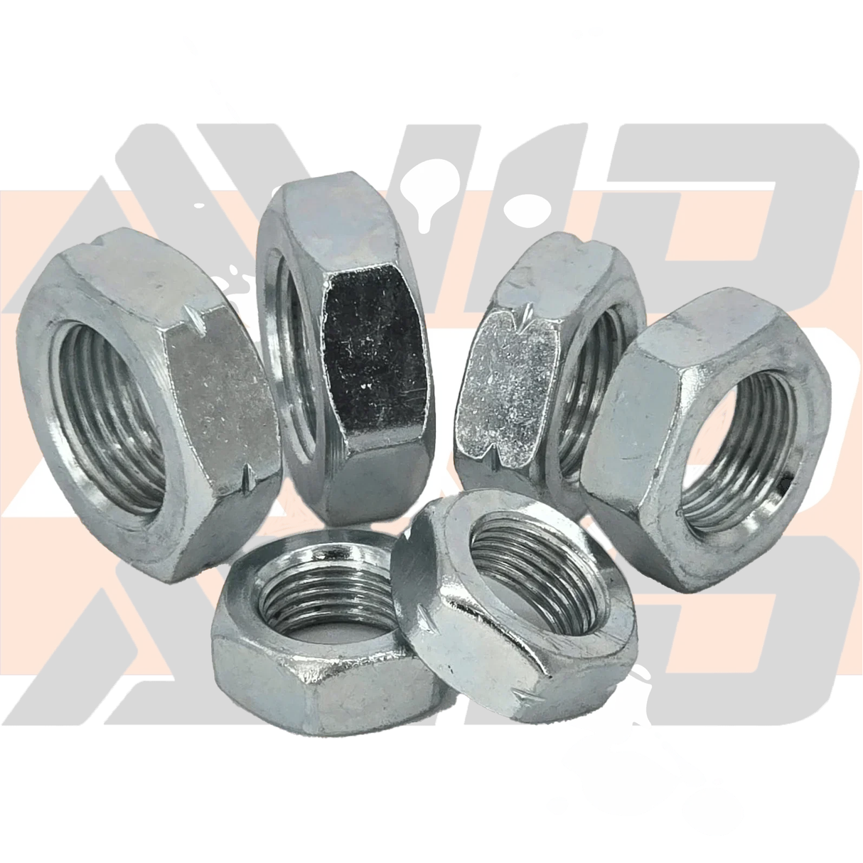 Chromoly Steel Jam Nut, 5/8" Left Hand - AVID Racing