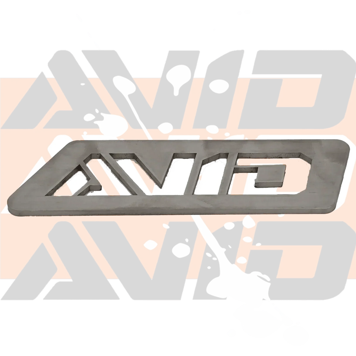 AVID Logo Stainless Steel Weld On 1.5 x 5.2 x .125 - AVID Racing