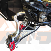 AVID Racing Can-Am Maverick R Billet Aluminum Front Suspension Kit | AVID Racing — Installed Front Suspension Detail — AVID-MR-BRFCAKIT1_15 [AVID:07e40eba-aeb3-4459-b9a4-279f8b5222b0] [AVID-VERSION:08629867-d61e-4234-aa32-6ba12c81a8ef]