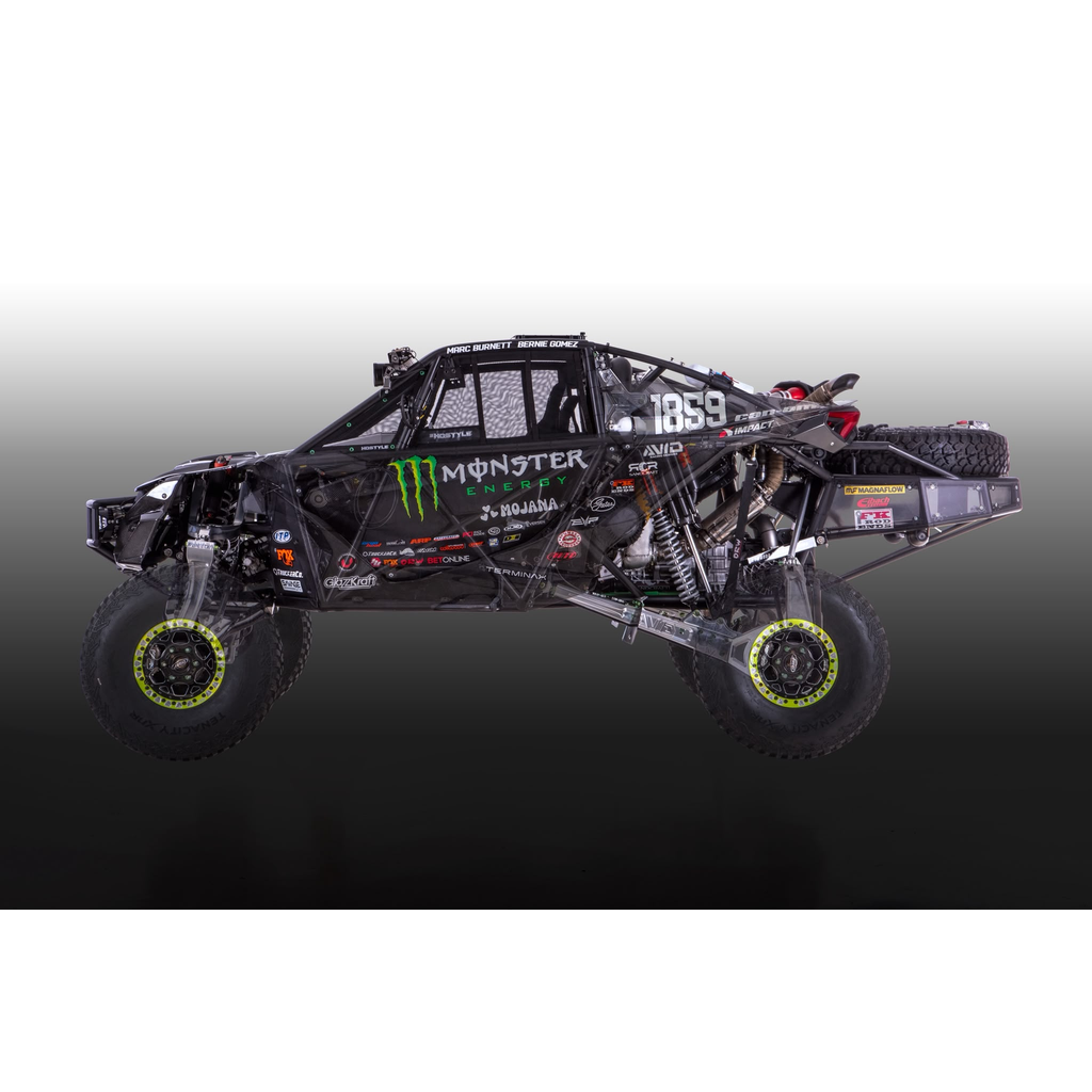 AVID Racing Can-Am Maverick R Billet Aluminum Rear Trailing Arm Kit | AVID Racing — Installed Side View — AVID-MR-BDDSTA-KIT01_01 [AVID:3f4bebf4-e173-44f2-a51b-750120014655]