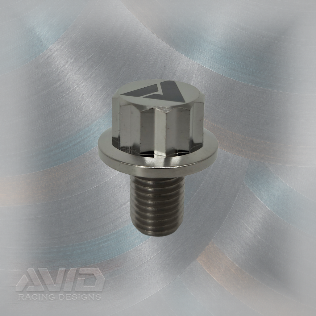 AVID Racing Titanium 12 Point Flange Bolt, M10 x 1.25 x 15 mm | AVID Racing — Front View — M10-T12FB-15x0-125_03 [AVID:d1c4f595-01b7-4b52-ae5e-03adbfa495aa] [AVID-VERSION:c9f646e6-359f-440c-bf7b-ac38df23f541]