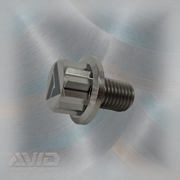 AVID Racing Titanium 12 Point Flange Bolt, M10 x 1.25 x 15 mm | AVID Racing — Component Detail — M10-T12FB-15x0-125_02 [AVID:64285dfc-45e1-439b-a02a-3a2df6a779be] [AVID-VERSION:7441eea3-d072-4c3d-87c7-0fab38bb427a]