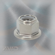 AVID Racing Titanium 6-Point Flange Nylon Lock Nut, M10x1.5 | AVID Racing — Front View — M10-T6FNN-13-15_03 [AVID:15030685-02da-4f46-8a35-a1237e67ecd3] [AVID-VERSION:b84f6bf5-812b-42d4-a89a-5411cc055ea5]