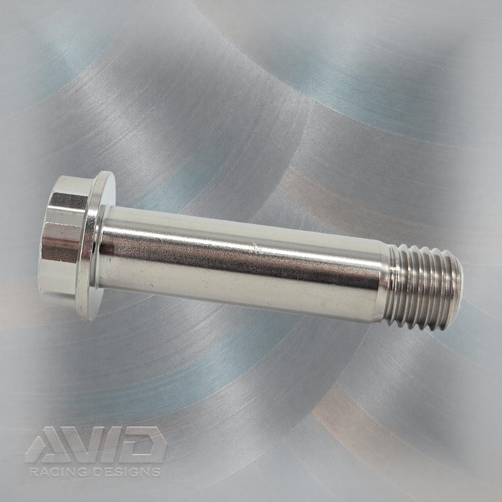 AVID Racing Titanium 12P Low Profile Flange Bolt, M12 x 1.5 x 50 mm, 10 mm Thread | AVID Racing — Side Profile — M12-TLPFB-50x40-15_01 [AVID:55a1c0da-7b53-454c-9171-c407fd5a66a0] [AVID-VERSION:130c1474-d7ad-4970-b22e-7e5da470f797]
