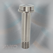 AVID Racing Titanium 12P Low Profile Flange Bolt, M12 x 1.5 x 50 mm, 10 mm Thread | AVID Racing — Front View — M12-TLPFB-50x40-15_02 [AVID:ff727eea-089d-4f6a-bd94-d6c4808a65ce] [AVID-VERSION:e73cf6cc-5dc9-4b54-8ec7-d3f060449505]