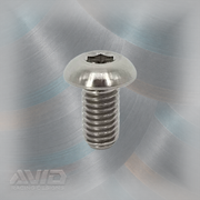 AVID Racing Titanium 1/8 Allen Button Head Bolt, 10-32 x 3/8 inch, .375 inch Thread | AVID Racing — Front View — N10-TBHB-0375x0-32_03 [AVID:a32452c0-731c-45d7-a68b-30743f7160e1] [AVID-VERSION:50feee5f-810e-466c-aec9-6f2274af0f47]