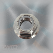 AVID Racing Titanium 6 Point Flange Nylon Lock Nut, M10 x 1.25 | AVID Racing — Top View — M10-T6FNN-13-125_04 [AVID:1fe6edbb-da3d-49fd-ba69-86a52323bbd3] [AVID-VERSION:86d0cfb5-1a20-45b1-a630-21842d5194f6]