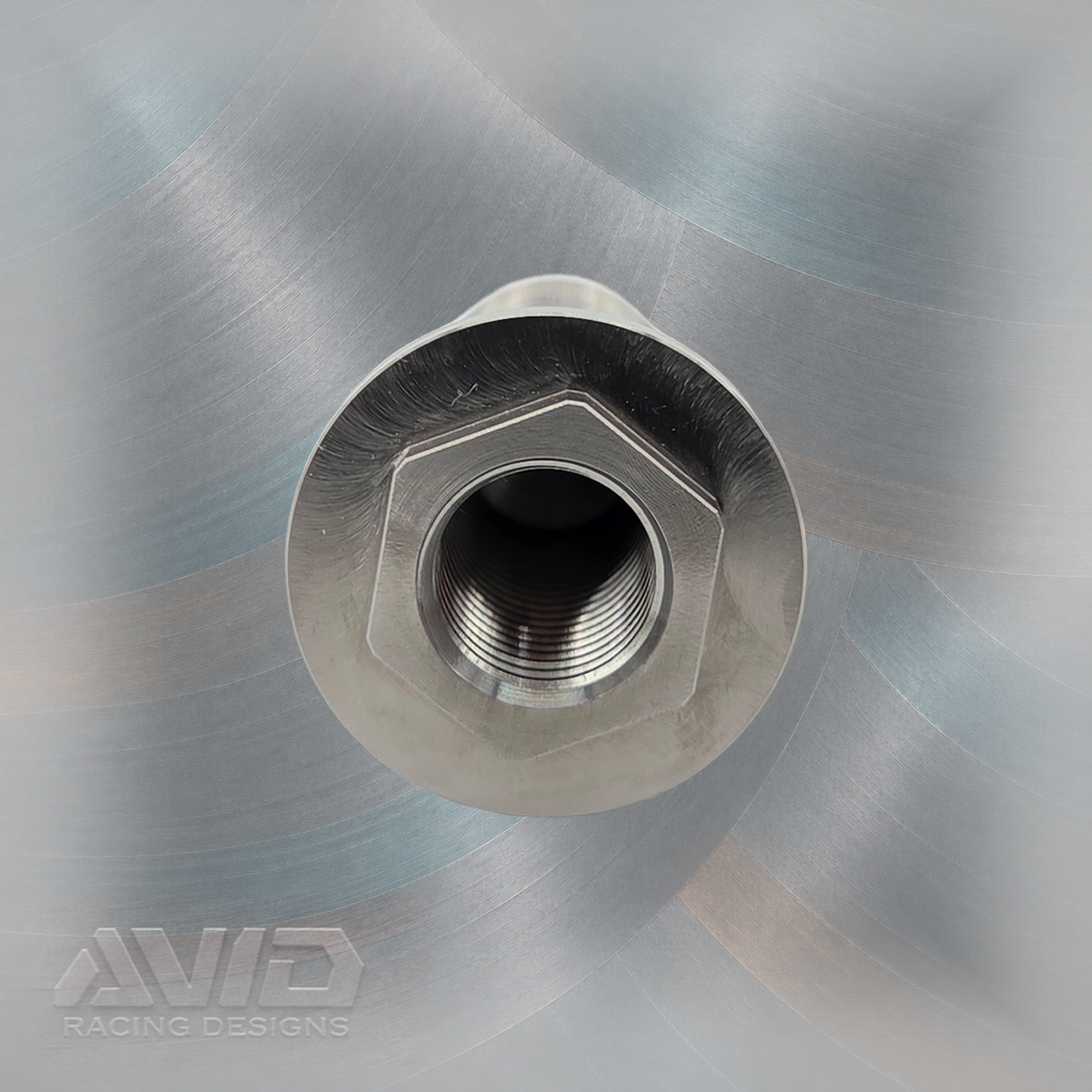 AVID Racing Titanium Threaded Standoff Stud, 5/8-18 RH to M12 x 1.5 RH, 45 mm Tall | AVID Racing — Threaded End Detail — 58-TSOS-45M-18-M12x15_03 [AVID:67c2d192-2c3f-47d8-afb7-6c4aac0078f3] [AVID-VERSION:4e1ee9b8-d6e0-45c8-b4a0-9e6b1f0b4a20]