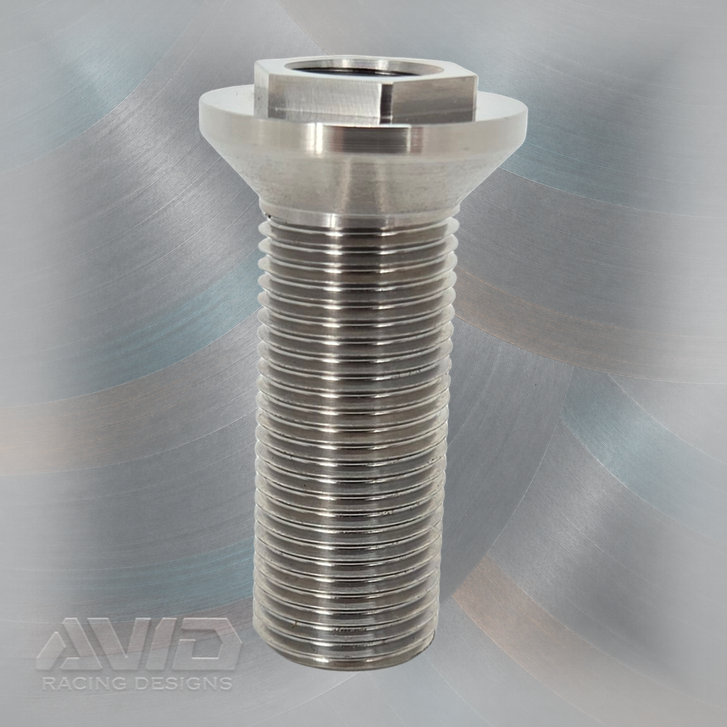 AVID Racing Titanium Threaded Standoff Stud, 5/8-18 RH to M12 x 1.5 RH, 45 mm Tall | AVID Racing — Component Detail — 58-TSOS-45M-18-M12x15_01 [AVID:9e5fef33-373d-48df-a6cc-5a173fa81c28] [AVID-VERSION:0826c5ba-dd64-4a72-a9ff-7d7b2ed0e471]