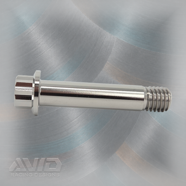 Titanium 12 Point Flange Bolt, 1/2-13 x 2.5 inch, .5 inch Thread | AVID Racing