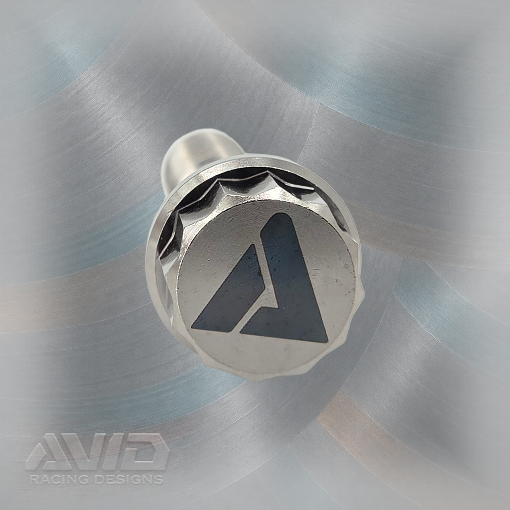 AVID Racing Titanium 12 Point Flange Bolt, M12 x 1.5 x 50 mm, 25 mm Thread | AVID Racing — Head Detail — M12-T12FB-50x25-15_03 [AVID:f4235ade-8c7f-4da6-947f-14fd91e6d90b] [AVID-VERSION:d02e2615-ea8f-4b4e-b9ea-7214b9e7d315]
