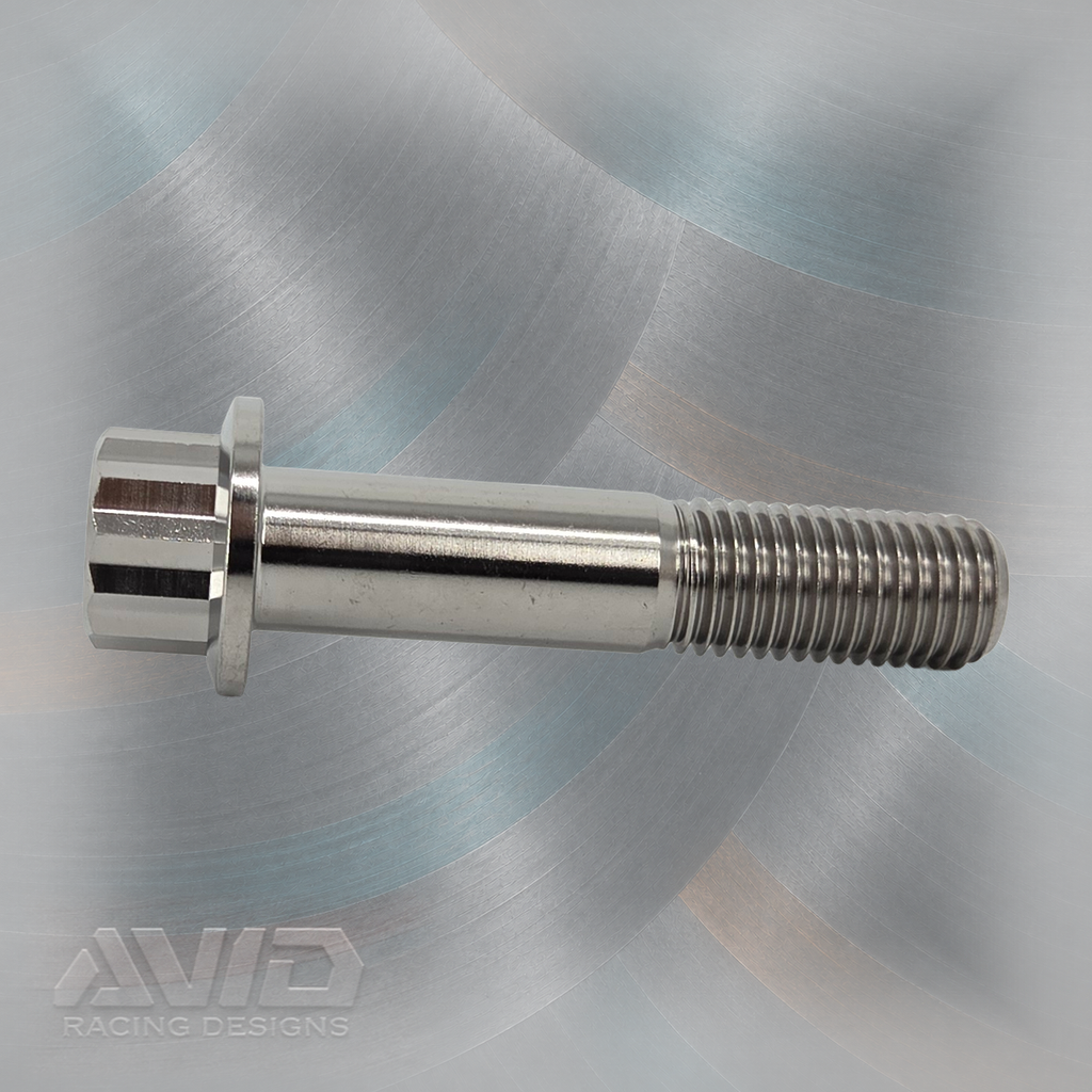 AVID Racing Titanium 12 Point Flange Bolt, M12 x 1.5 x 55 mm, 25 mm Thread | AVID Racing — Side Profile — M12-T12FB-55x30-15-H17_02 [AVID:41ddc7a7-3ed3-47d4-b6c7-aa7513976968] [AVID-VERSION:1bd6d9b4-b5b8-4ec4-88b1-e940b27b57b7]