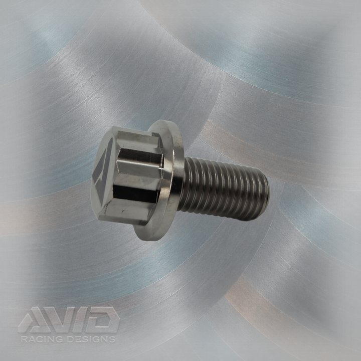 Titanium 12 Point Flange Bolt, M10 x 1.25 x 20 mm | AVID Racing