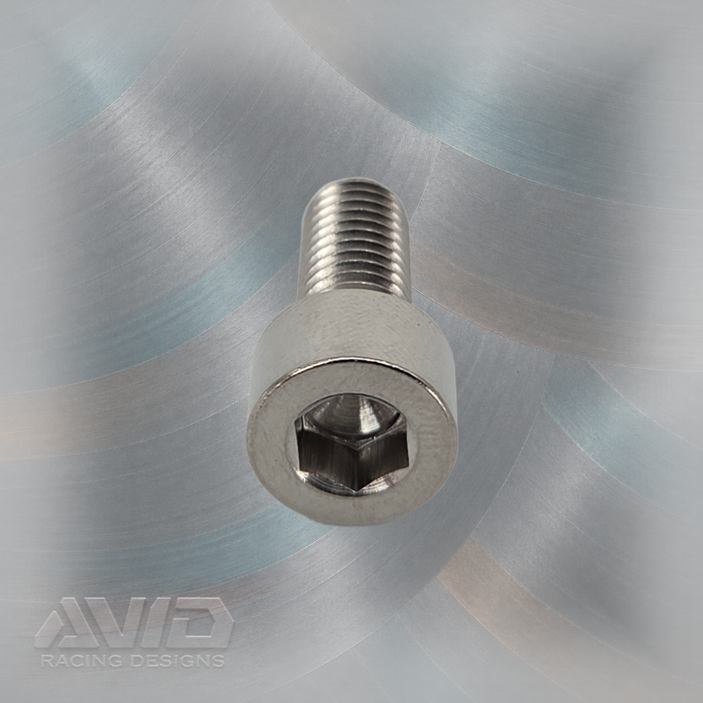 AVID Racing Titanium Cap Head Bolt, M6 x 1.0 x 15 mm | AVID Racing — Component Detail — M6-TCHB-15x0-10_02 [AVID:7eecf0a8-6d6a-4de9-aa1e-7933ef32135a] [AVID-VERSION:1eb2d73b-12d8-4646-8187-cf30fe63e082]