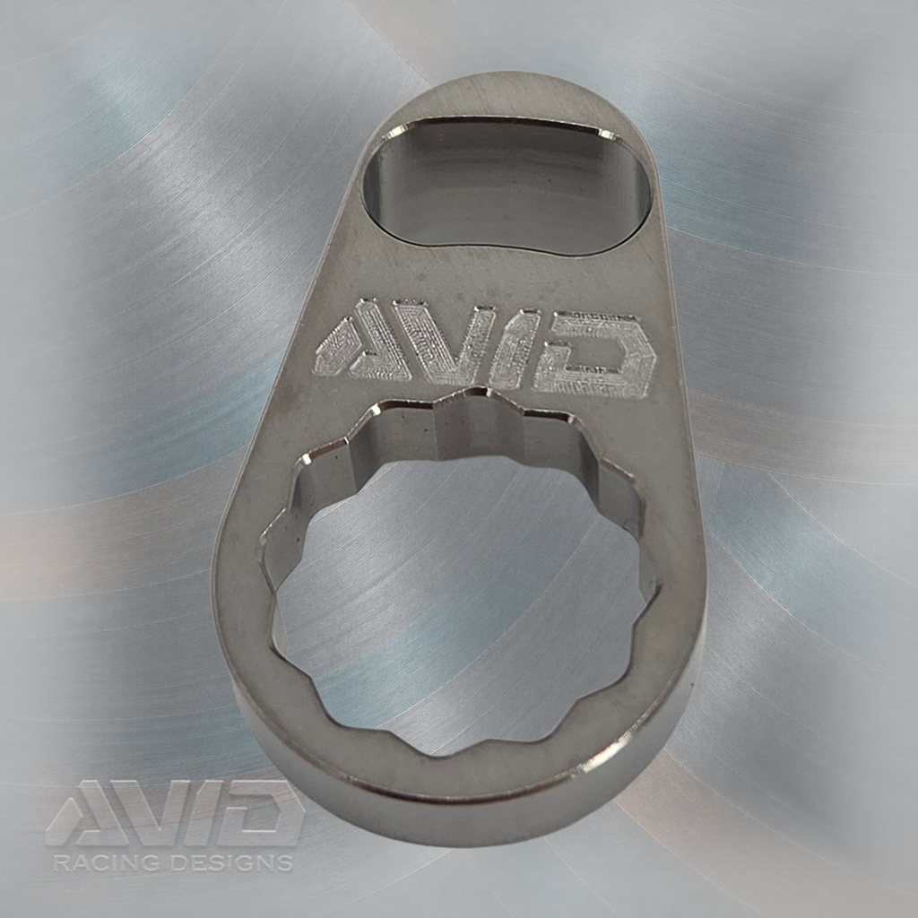 AVID Racing Titanium Bolt Head Retainer Lock, 14 mm 12-Point | AVID Racing — Front View — H14-THL_02 [AVID:36bbcefd-0e35-4dcd-89ae-cb2ab55509e0] [AVID-VERSION:3ef03475-b8fd-4e7e-84fd-522f62fb54a3]