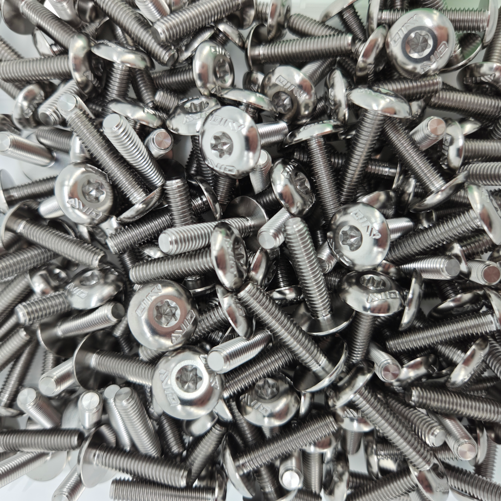 AVID Racing Titanium Pan Head Bolt, M6 x 1.0 x 25 mm | AVID Racing — Bulk Hardware Detail — M6-TPHB-25x0-10_01 [AVID:f091fcfe-227b-4029-a955-81279e04c84d] [AVID-VERSION:dfacffd9-cc0d-4912-ba76-ce1bfb618330]
