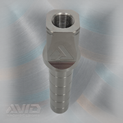 AVID Racing Titanium Threaded Bonded Bung, 32mmx4mm Tube, 5/8-18 LH | AVID Racing — threaded opening detail — AVID-TIPB01-LHT_01 [AVID:7b24161b-65df-475e-944d-347d5f38296b] [AVID-VERSION:ec50d2cb-3fb1-43ac-a719-044784631cbe]
