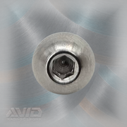 AVID Racing Titanium Button Head Bolt, M4 x .7 x 6 mm | AVID Racing — Top Head View — M4-TBHB-6x0-07_02 [AVID:c2e4e256-52b9-4cec-ad70-e5a6f57e4601] [AVID-VERSION:16502ba3-2b07-4031-abd2-f1872f6a44da]