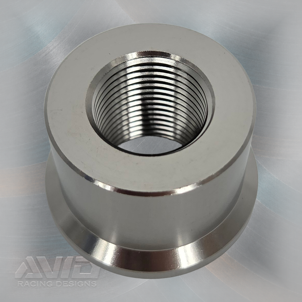 AVID Racing Titanium Weld-In Round Bung, 38mmx2.5mm Tube, 3/4-16 LH | AVID Racing — Threaded Bung Detail — AVID-TB-38x25x75-LHT_03 [AVID:66440ad5-239d-49a3-8421-5bd7106d3c87] [AVID-VERSION:983df6e1-a1c5-493f-9eab-1ecd9588f5c7]