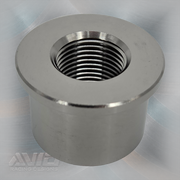AVID Racing Titanium Weld-In Round Bung, 38mmx2.5mm Tube, 3/4-16 LH | AVID Racing — Threaded Bung Detail — AVID-TB-38x25x75-LHT_05 [AVID:a61b74bf-1589-4630-9d7f-14acb3d1dbdf] [AVID-VERSION:df0ae7a3-b8b7-486e-bf91-fcd538adb14f]