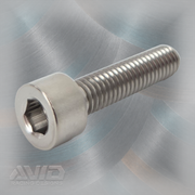 AVID Racing Titanium 5 mm Allen Cap Head Bolt, M6 x 1.0 x 25 mm | AVID Racing — Component Detail — M6-TCHB-25x0-10_03 [AVID:e673da22-e927-4de9-9f6a-7b2614d7ea41] [AVID-VERSION:42c9fc90-a489-42d8-8c19-61ec5867ee20]