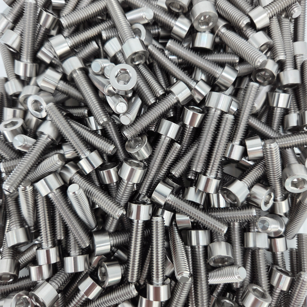AVID Racing Titanium 5 mm Allen Cap Head Bolt, M6 x 1.0 x 25 mm | AVID Racing — Bulk Bolt Detail — M6-TCHB-25x0-10_01 [AVID:38335844-f274-4f05-8fda-5ec8d8a9e61f] [AVID-VERSION:170aff39-d693-45ec-90c0-b18d9c46264c]