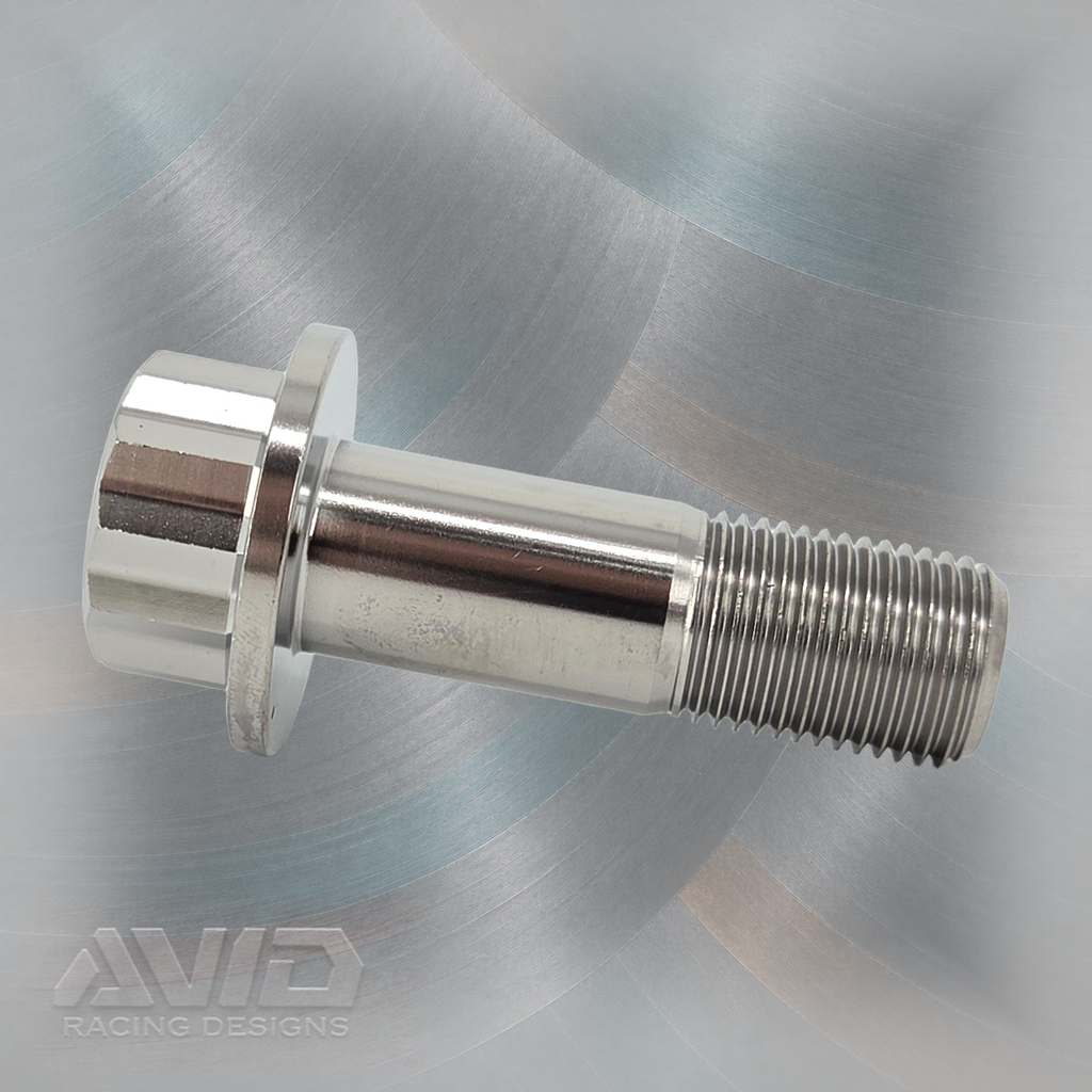 AVID Racing Titanium 12 Point Flange Bolt, M16 x 1.5 x 50 mm, 27.5 mm Thread | AVID Racing — Side Profile — M16-T12FB-50x275-15_01 [AVID:becc405a-5d3f-4c4e-8a3e-361c7320848f] [AVID-VERSION:7a50b87c-d21d-4420-ab80-4be0d2d68cd1]