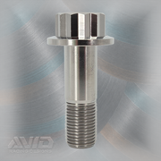 AVID Racing Titanium 12 Point Flange Bolt, M16 x 1.5 x 50 mm, 27.5 mm Thread | AVID Racing — Front View — M16-T12FB-50x275-15_02 [AVID:311c0875-e535-4c16-ba90-041a6a095935] [AVID-VERSION:b219183b-f7eb-4629-9dce-4000ed076733]