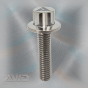 AVID Racing Titanium 12 Point Flange Bolt, M6 x 1.0 x 25 mm | AVID Racing — Front View — M6-T12FB-25x0-10_01 [AVID:082e483c-2401-4cc0-a3a3-ac880ab755b7] [AVID-VERSION:de00d5cf-06f6-4c83-87af-a62d56f7c3a3]